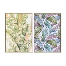 Cuadro DKD Home Decor 84 x 4,5 x 123 cm Palmeras Tropical (2 Unidades) Precio: 147.79000016. SKU: S3038972