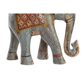 Figura Decorativa DKD Home Decor Elefante Madera de mango (29 x 12 x 26 cm)