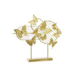 Figura Decorativa DKD Home Decor Dorado Metal Mariposas (63 x 9 x 58,4 cm)
