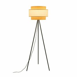 Lámpara de Pie DKD Home Decor Poliéster Bambú (50 x 50 x 163 cm)