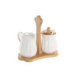 Azucarero Basicos DKD Home Decor Blanco Natural 10.5 x 19 x 19.5 cm Set de 3 Precio: 11.94999993. SKU: S3041184