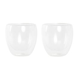 Set de Vasos DKD Home Decor 250 ml 8,3 x 8,3 x 8,9 cm