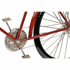 Figura Decorativa DKD Home Decor 79,5 x 4 x 47 cm Rojo Negro Bicicleta Vintage (2 Unidades)