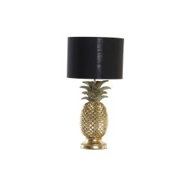 Lámpara de mesa DKD Home Decor Piña Negro Dorado Poliéster Resina 50 W (24 x 24 x 47 cm) Precio: 66.95000059. SKU: S3040147