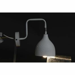 Lámpara de Pared DKD Home Decor 14 x 27 x 26 cm Metal Cemento Gris oscuro 220 V 50 W Moderno (2 Unidades)