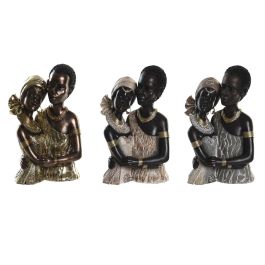 Figura Decorativa DKD Home Decor 20 x 14,5 x 33 cm Beige Dorado Marrón Colonial Africana (3 Piezas) Precio: 103.95000011. SKU: S3039576