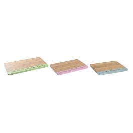 Tabla de cortar DKD Home Decor 33,5 x 22,4 x 1,2 cm Azul Rosa Verde