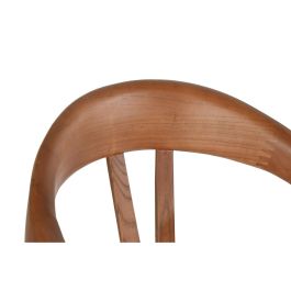 Silla de Comedor DKD Home Decor Marrón Fibra (50 x 46 x 77 cm)