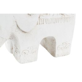 Figura Decorativa DKD Home Decor Blanco Elefante Oriental 44 x 22 x 40 cm