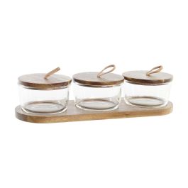 Bol Basicos DKD Home Decor Marron Transparente 10.5 x 7 x 31 cm Set de 4 (2 Unidades) Precio: 27.95000054. SKU: S3041410