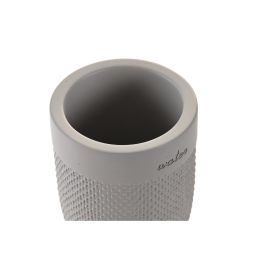 Vaso Basicos DKD Home Decor Gris 8 x 10.5 x 8 cm