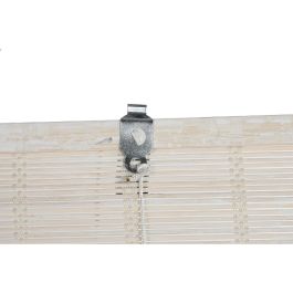 Estor Enrollable DKD Home Decor Barnizado Blanco Bambú 120 x 2 x 230 cm