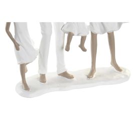 Figura Moderno DKD Home Decor Blanco Gris 6.5 x 24.5 x 20.5 cm (2 Unidades)