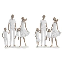 Figura Decorativa DKD Home Decor 20,5 x 7,5 x 24,5 cm 20,5 x 6,5 x 24,5 cm Gris Blanco Familia (2 Unidades) Precio: 47.59000059. SKU: B1G8W55KPR