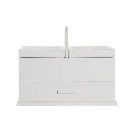 Caja-Joyero DKD Home Decor Cristal Blanco Marfil Madera MDF 30 x 17 x 24 cm Precio: 28.9500002. SKU: S3041696