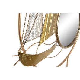 Figura Decorativa DKD Home Decor Espejo Dorado Metal Mediterráneo (53 x 9 x 67 cm)