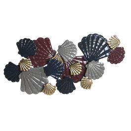 Decoración de Pared DKD Home Decor Metal Multicolor Conchas (119 x 9 x 60 cm) Precio: 53.54976. SKU: S3042087