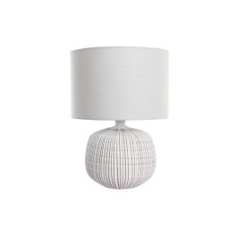 Lámpara de mesa DKD Home Decor Blanco Gres 220 V 50 W (38 x 38 x 51 cm)