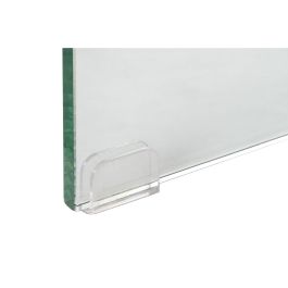 Consola DKD Home Decor Marrón Transparente Cristal Nogal Madera MDF 160 x 45 x 80 cm