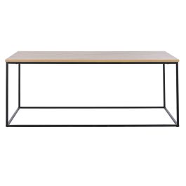 Mesa Centro Urban DKD Home Decor Natural Negro 60 x 44.5 x 110 cm