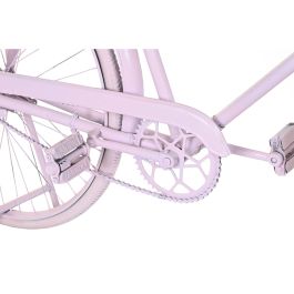 Consola DKD Home Decor Bicicleta 180 x 41 x 94 cm Rosa claro Hierro Madera de mango