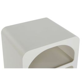 Mesita De Noche Moderno DKD Home Decor Blanco 40 x 55 x 45 cm