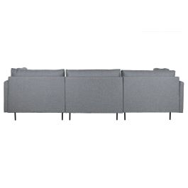 Sofá Chaise Longue DKD Home Decor Gris Metal Moderno 276 x 152,5 x 84 cm