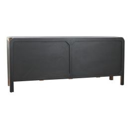 Buffet Moderno DKD Home Decor Natural Negro 38 x 75 x 177 cm