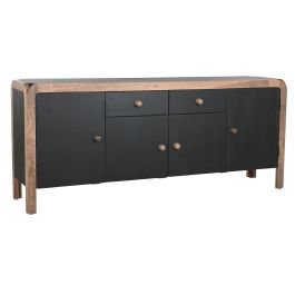 Buffet Moderno DKD Home Decor Natural Negro 38 x 75 x 177 cm Precio: 862.3549. SKU: S3044108