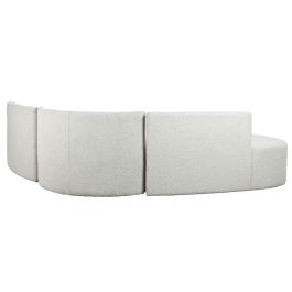 Sofa Moderno DKD Home Decor Blanco Roto 241 x 66 x 250 cm