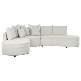 Sofa Moderno DKD Home Decor Blanco Roto 241 x 66 x 250 cm