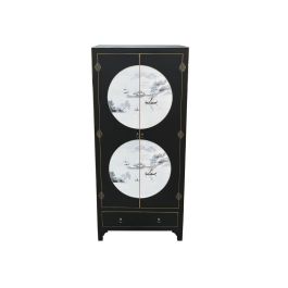 Armario DKD Home Decor 85,5 x 50,5 x 186,2 cm Abeto Negro Madera MDF Armario DKD Home Decor 85,5 x 50,5 x 186,2 cm Abeto Negro Madera MDF