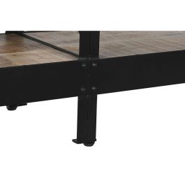 Estantería DKD Home Decor 180 x 35 x 220 cm Natural Negro Metal Madera de mango