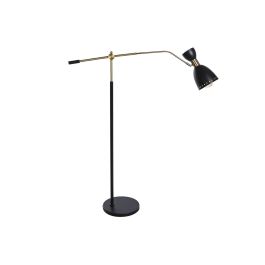 Lámpara de Pie DKD Home Decor 109 x 30 x 168 cm Negro Dorado Metal 220 V 50 W