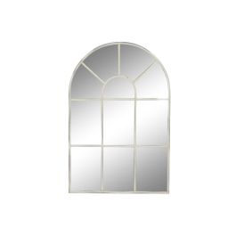 Espejo de pared DKD Home Decor 82 x 2,5 x 122 cm Metal Blanco Vintage Ventana