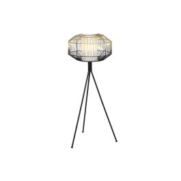 Lámpara de Pie DKD Home Decor Negro Dorado Hierro 50 W 220 V 39 x 39 x 103 cm