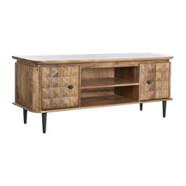 Mueble de TV DKD Home Decor Natural Metal Madera de mango 140 x 40 x 55 cm