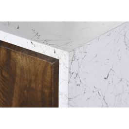 Aparador DKD Home Decor Blanco Marrón oscuro Madera de mango 150 x 40 x 80 cm