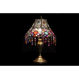 Lámpara de mesa DKD Home Decor 31 x 31 x 52 cm Dorado Metal Multicolor 220 V 25 W 50 W