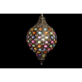 Lámpara de Techo DKD Home Decor Dorado Metal Multicolor 40 W 50 W 24 x 24 x 42 cm