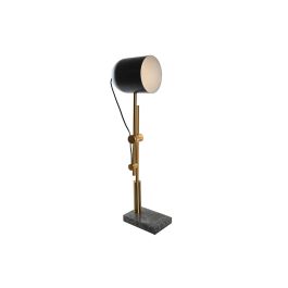 Lámpara de mesa DKD Home Decor Negro Gris Dorado Metal 60 W 220 V 45 x 45 x 70 cm