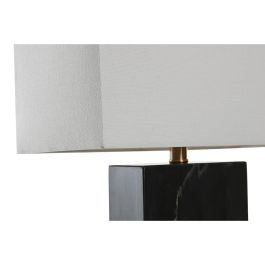 Lámpara de mesa DKD Home Decor Blanco Negro Dorado Metal 60 W 220 V 40 x 23 x 58 cm