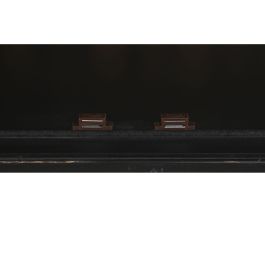 Aparador DKD Home Decor 142,5 x 40,5 x 101,5 cm Abeto Cristal Negro