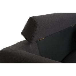 Sofá Chaise Longue DKD Home Decor Gris Metal 250 x 160 x 85 cm