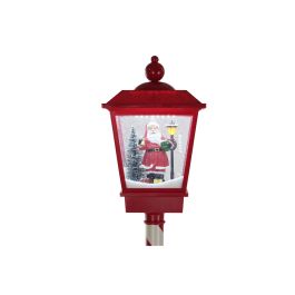 Farola Navidad Tradicional DKD Home Decor Rojo Blanco 30 x 180 x 30 cm