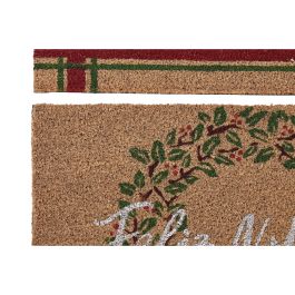 Felpudo Navidad Tradicional DKD Home Decor Verde Rojo 40 x 1.5 x 60 cm (2 Unidades)