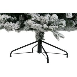 Árbol de Navidad DKD Home Decor Blanco Verde Polietileno Nevado 140 x 140 x 210 cm