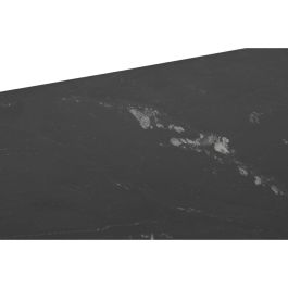 DKD Home Decor Mesa Centro Moderno Negro Natural Acacio Marmol 115 x 65 x 45 cm