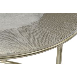 Juego de 2 mesas DKD Home Decor Dorado Metal Aluminio 76 x 76 x 44 cm