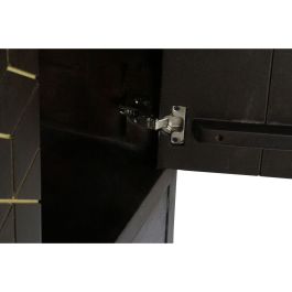 Armario DKD Home Decor 100 x 40 x 175 cm Negro Metal Acacia